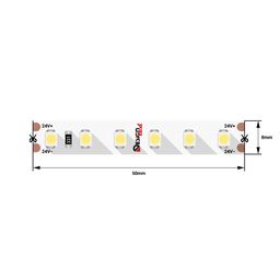 24V belgilangan, kesish chiziqlari bo‘yicha bo‘linadigan SMD3528 LED lenta bo‘lagi