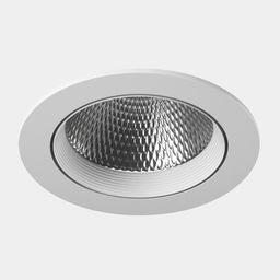Встраиваемый светильник DL-KZ белый, фронтальный ракурс