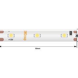 SMD3528 LED lenta bo‘lagi, 12V, asos (podlojka) ustida