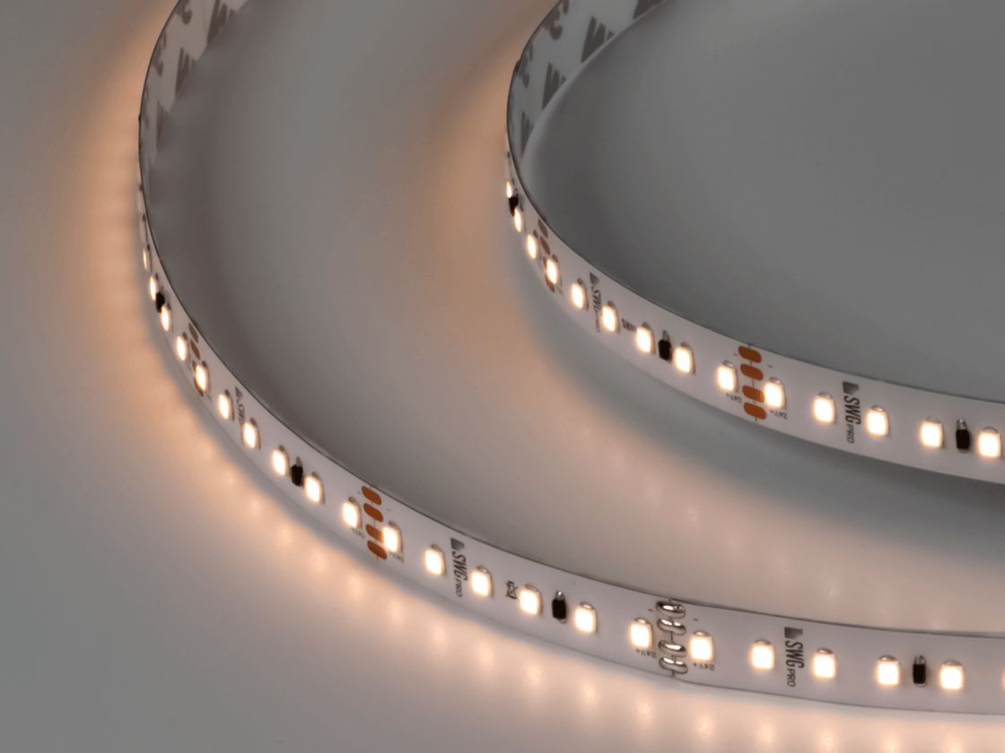 PRO 2835 LED lenta, iliq oq, SWG2P120-CC-24-9.6-WW
