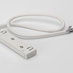 Simli oq SY-LINK quvvat ulagichi, umumiy ko‘rinishi