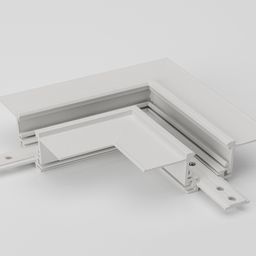 SY-LINK burchakli gorizontal konnektor, oq rang, umumiy ko‘rinish