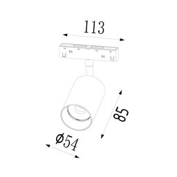 LED spot-svetilnik, SY-LINK seriyasi, Qora, 10 Vt, IP20, Neytral oq (4000K), SY-LINK-SP-BL-10-NW