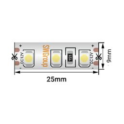 Kengligi 9 mm deb ko‘rsatilgan SMD3528 LED lenta bo‘lagi