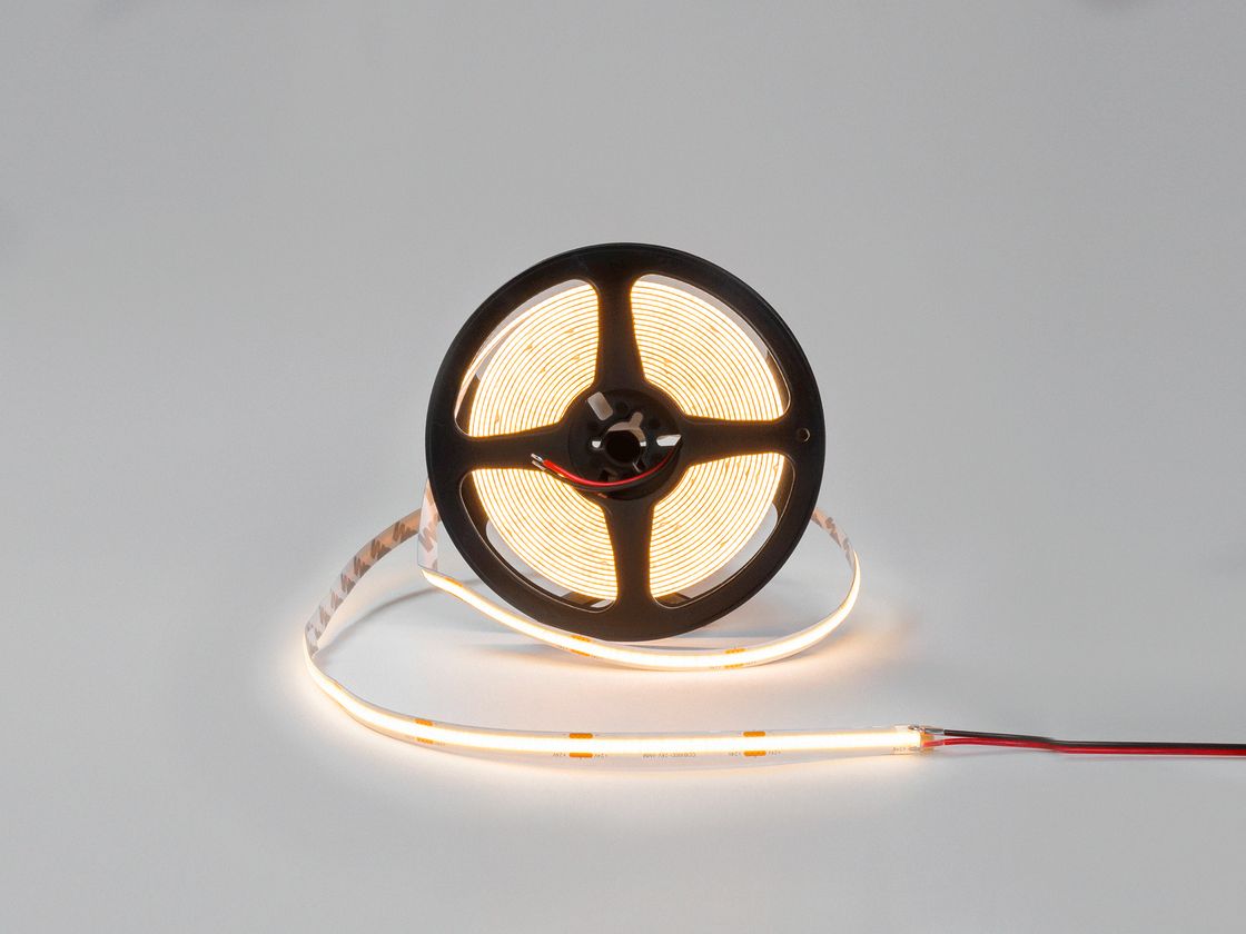 COB LED lenta g‘altagi, iliq oq, 24V