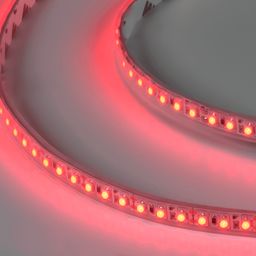 LED lenta 3528, 120 LED/m, 9,6 Vt/m, 12V, IP66, Rang: Qizil, SWG3120-12-9.6-R-66-M
