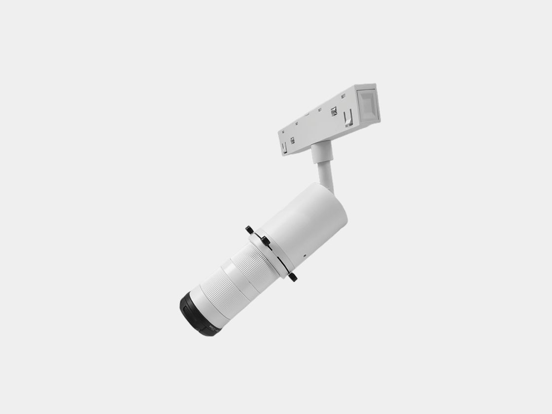Белый музейный трековый спот SY-LINK, вид сбоку