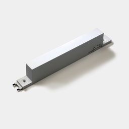 Накладной блок питания SLIM белый, вид сбоку
