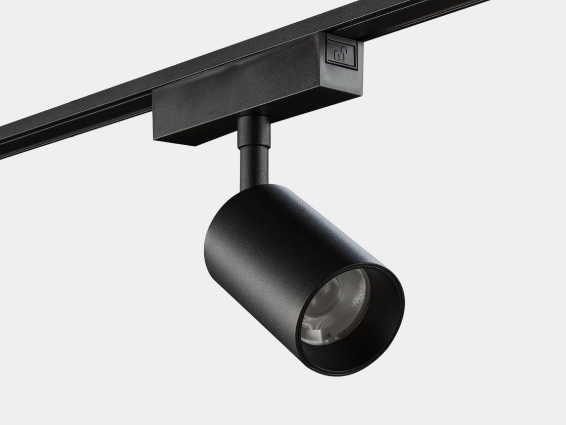 Светильник трековый SLIM, 48В 15W черный 2700-6000К, SL-SLIM-SPBL-15-CCT