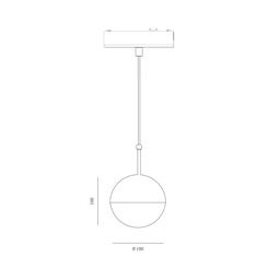 SLIM trek yoritgichi, 48V 6W oq 2700-6000K, SL-SLIM-SFWH-6-CCT