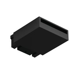 SLIM 48V qora tiqin-adapter, burchak ostidan ko‘rinish