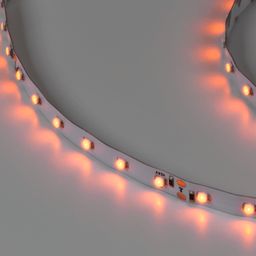 LED lenta 3528, 60 LED/m, 4,8 Vt/m, 24V, IP20, Rang: Sariq, SWG360-24-4.8-Y-M
