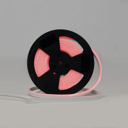 G‘altakdagi egiluvchan neon, qizil yorug‘lik, umumiy ko‘rinish