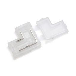 8 mm LED lenta uchun plastik T-konnektor, CN-8MM-2P-T-SC-H