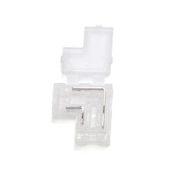 8 mm LED lenta uchun plastik T-konnektor, CN-8MM-2P-T-SC-H
