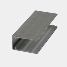 Neon lenta uchun alyuminiy mahkamlash 5 sm 10×18mm MNT-AL1018