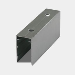 Neon lenta uchun alyuminiy mahkamlash 5 sm 10×18mm MNT-AL1018