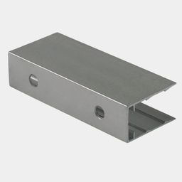 Neon lenta uchun alyuminiy mahkamlash 5 sm 10×18mm MNT-AL1018
