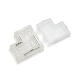 10 mm LED lenta uchun plastik T-konnektor, CN-10MM-2P-T-SC-H