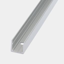 LED lenta uchun alyuminiy montaj profili, burchak ostidan ko‘rinish