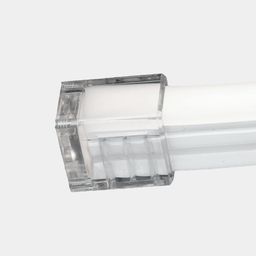 Прозрачная глухая заглушка для неона 12×20