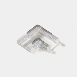 10 mm LED lenta uchun plastik L-konnektor, CN-10MM-2P-L-SC-H