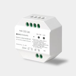 TRIAC dimmer 220 V, klemmalari ko‘rinadigan yon tomondan rakurs