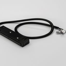 SY-LINK-CN1-BL-2.5, коннектор питания с проводом, 48В, черный, 2,5 м