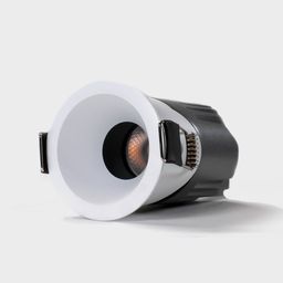O‘rnatma svetilnik 7Вт 55° IP65 oq 4000К buriladigan RC-D52-7-WH-NW65
