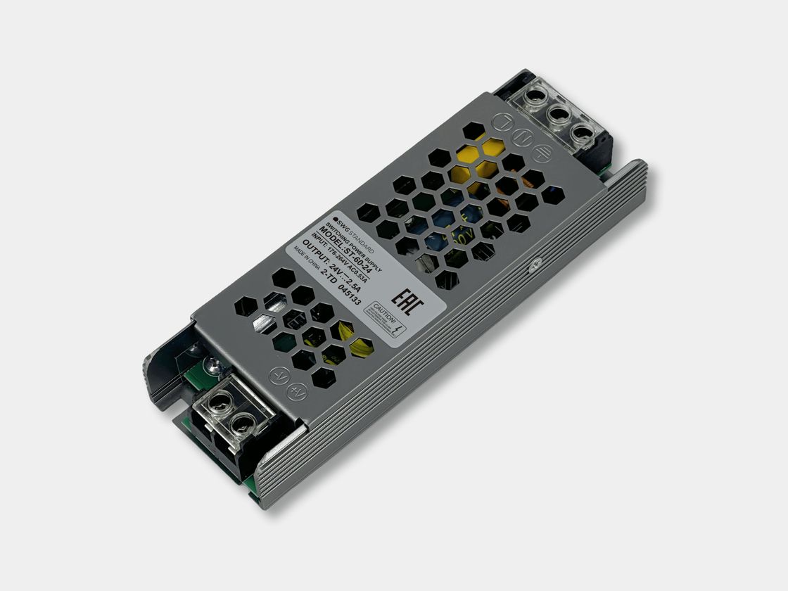 24 V 60 W IP20 ochiq turdagi quvvat manbai