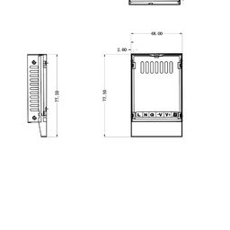 LED lenta uchun quvvat manbai 24V 100W, S-100-24-mini