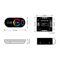 RF-RGB-S-24A lenta uchun kontroller
