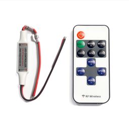 Bir rangli LED lenta uchun mini-dimmer, radio, 11 tugma, RF-DIM-11-6A, RF-DIM-11-6A