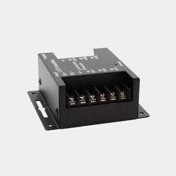 RGB kuchaytirgich, 24A, Qora, AMP-RGB-24A-BL