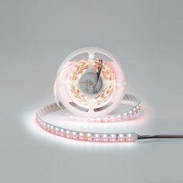 RGB+W LED lenta g‘altagi: qizil va oq rangda yoritish