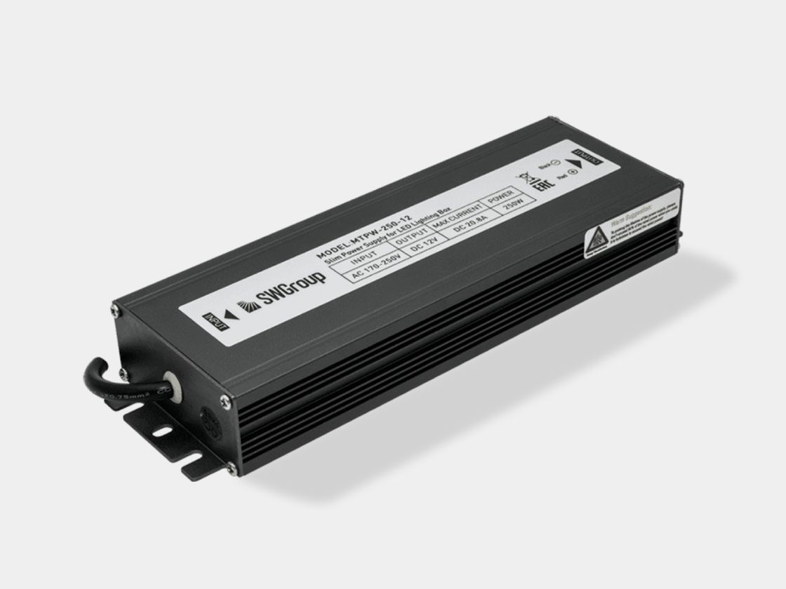 SWG MTPW 250W 12V germetik quvvat manbai