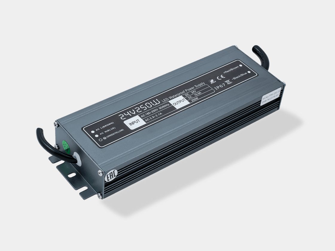 Germetik 24 V 250 Vt quvvat manbai, alyuminiy korpus