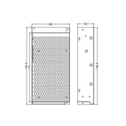 LED lenta uchun quvvat manbai 200W 12V, S-200-12