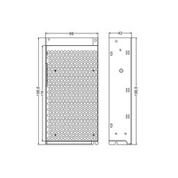 LED lenta uchun quvvat manbai IP20 24V 150W, S-150-24