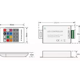 RF-RGB-20-18A lenta uchun kontroller