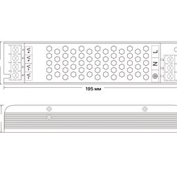 LED lenta uchun quvvat manbai, 150Вт, 24В, YA-150-24