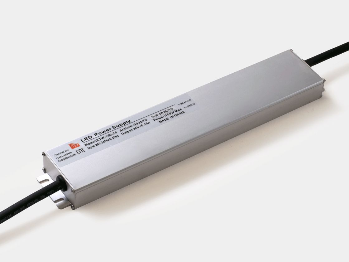 24V 150W IP67 ultrayupqa quvvat manbai bloki, metall korpusli