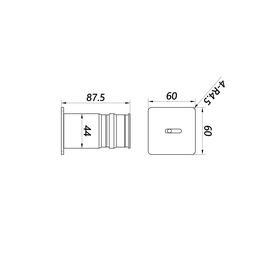 Devorga o‘rnatiladigan yoritgich GW TIK GW-S712-3-WH-WW, GW-S712-3-WH-WW