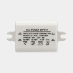 Ixcham LED drayver 100–240 V, chiqish toki 300 mA