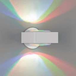 Светильник настенный GW, белый корпус, RGB световой рисунок