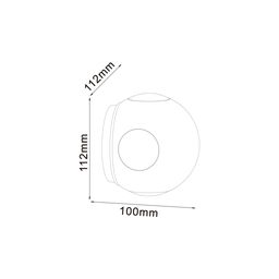Светильник настенный GW SFERA-DBL белый, 4000K, GW-A161-4-4-WH-NW