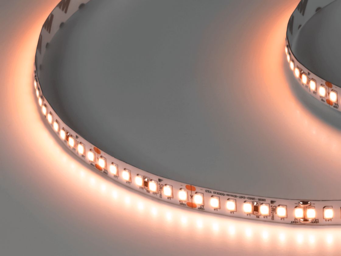 SWG PRO 2835 LED lenta, 168 LED/m, 17,3 Vt/m, 24V, IP20, Rang: Iliq oq, SWG2P168-24-17.3-WW-20