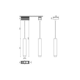 SY yoritgich, qora, 10 Vt, neytral yorug‘lik 4000K, SY-601241-BL-10-NW