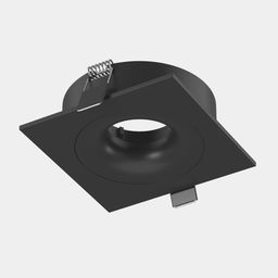 Корпус светильника потолочный встраиваемый  наклонно-поворотный, COMBO-2S1-BL, Черный, IP20, COMBO-2S1-BL