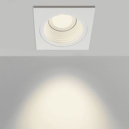 Shiftga o‘rnatilgan oq kvadrat COMBO ramkasi, yoritish